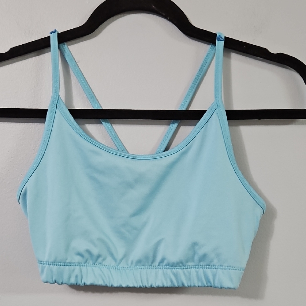Old Navy Blue Sports Bra Halter Top Intimates Sleepwear Size XS